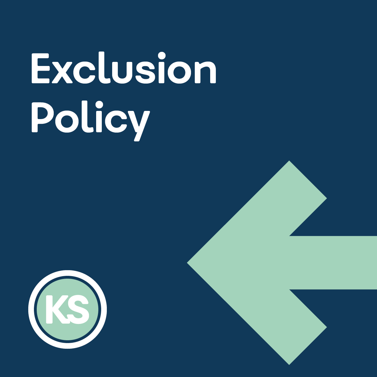 Exclusions Policy