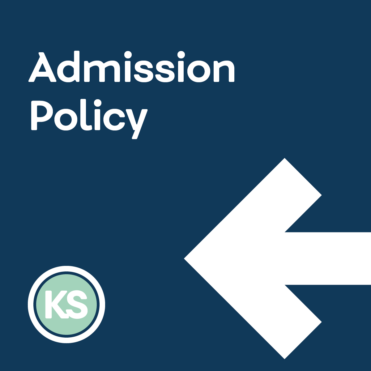 Admissions Policy